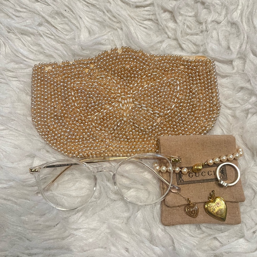 Vintage Beaded Clutch‎